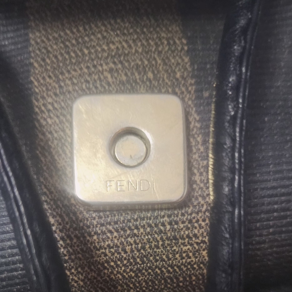 EUC Fendi "Pequin" Striped Mini Backpack - Picture 5 of 12